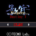 Kagero:Destiny's title screen